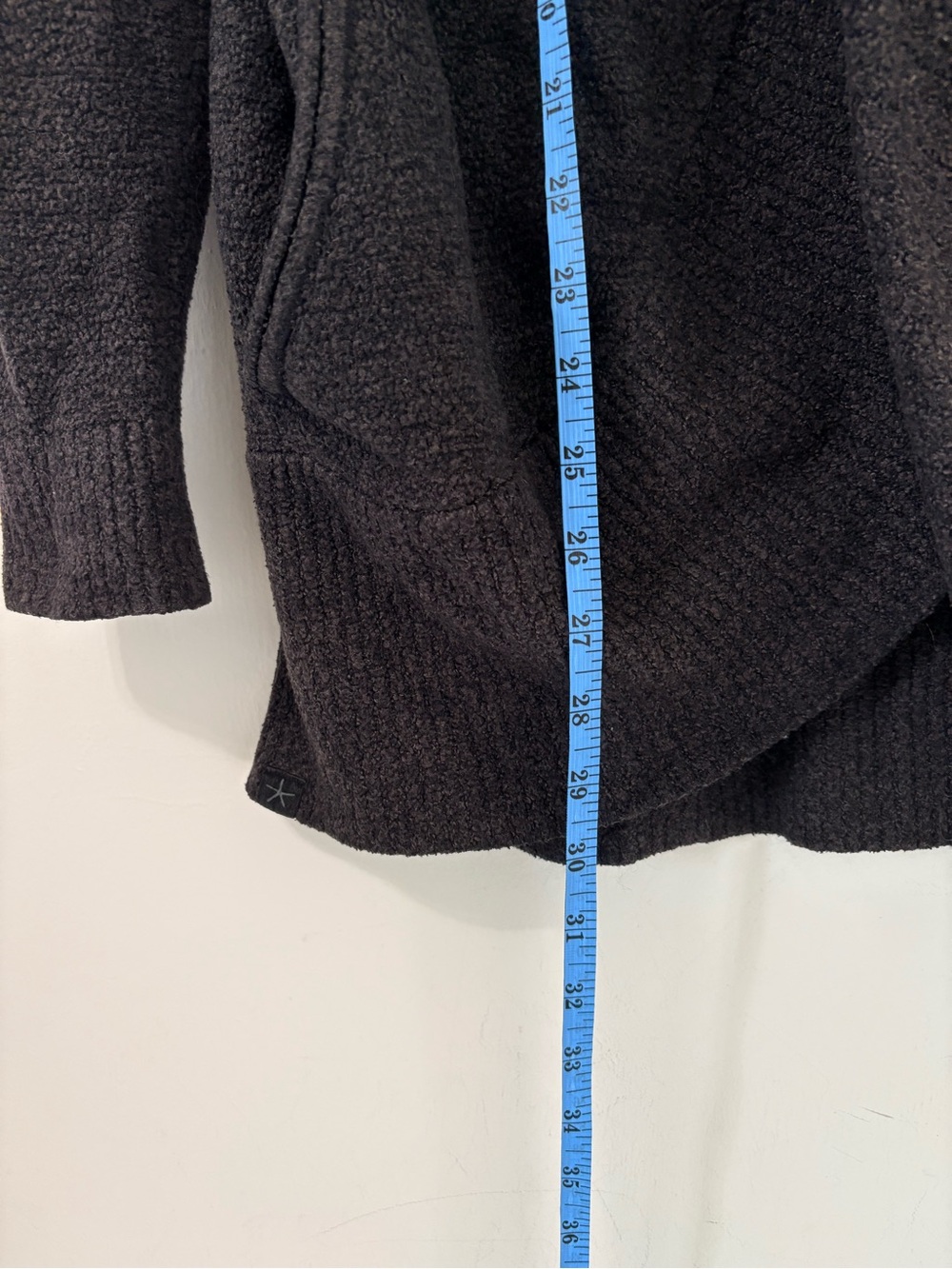 Barefoot Dreams CozyChic Lite Circle Cardigan Sz XS/S Charcoal EUC - Picture 15 of 15